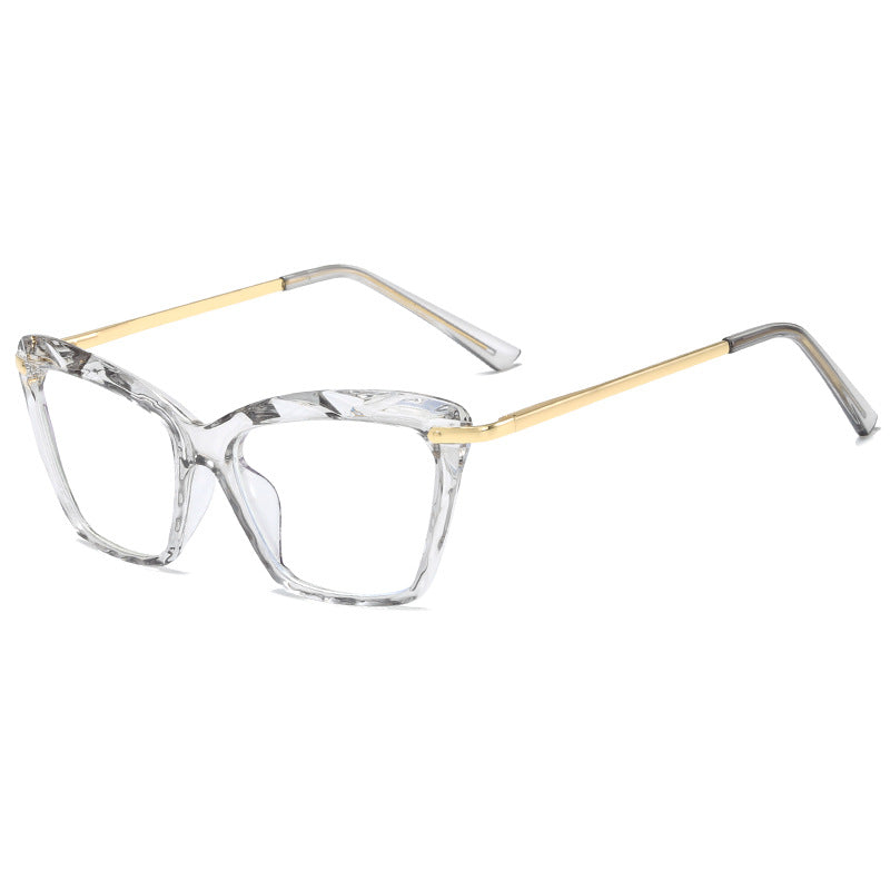 Damen modische große Brille mit elegantem Metallrahmen Brehn