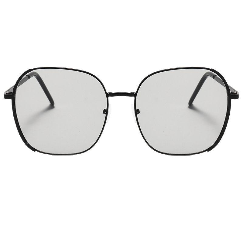 Damen Große quadratische Sonnenbrille mit hochwertigem Metallrahmen Brehn