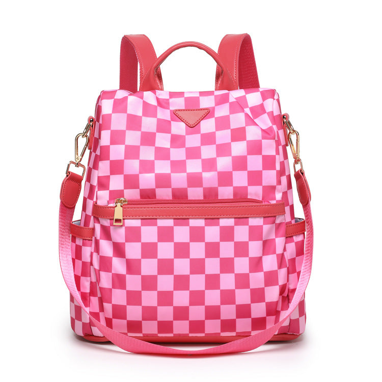 Stylische kariert Rucksack Brehn