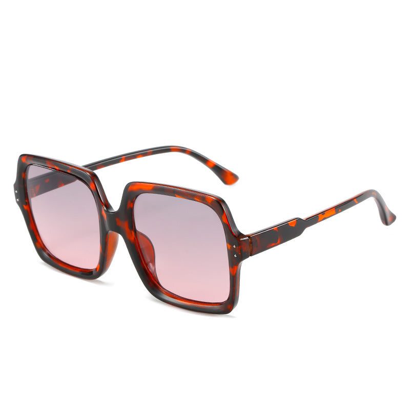 Damen quadratische modische Sonnenbrille mit polarisierten Gläsern Brehn