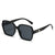 Elegante Übergroße Quadratische Fassung Brille Brehn