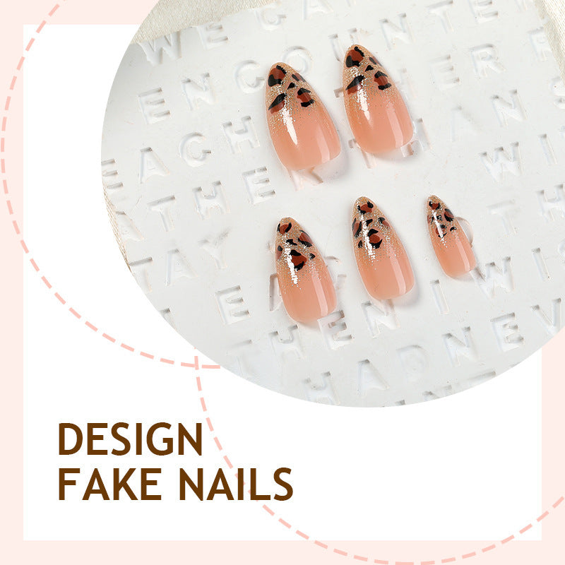 Kreatives Nagelkunst-Set mit Leopardenmuster Brehn