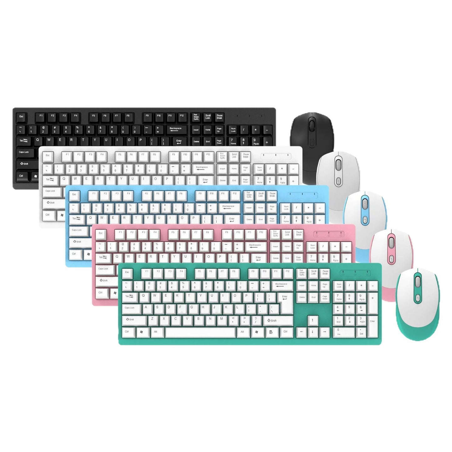 Kabelloses Tastatur- und Mausset Brehn