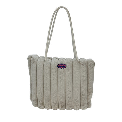 Plüsch-texturiertes Tote Bag