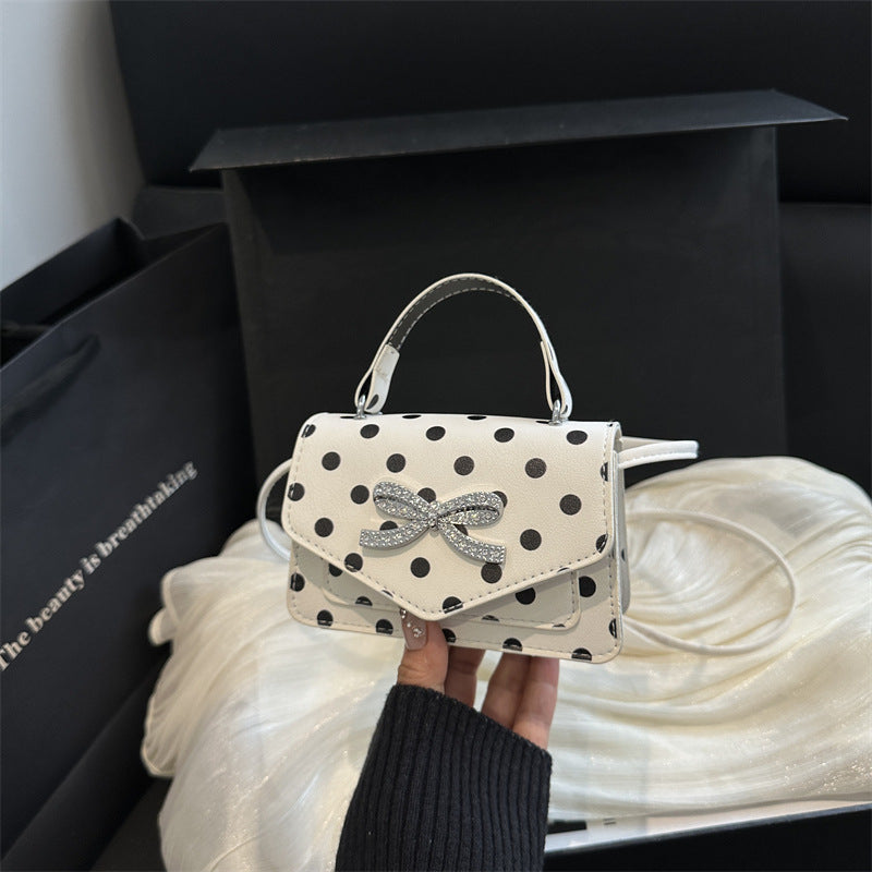 WoElegant Polka Dot Handtasche Brehn