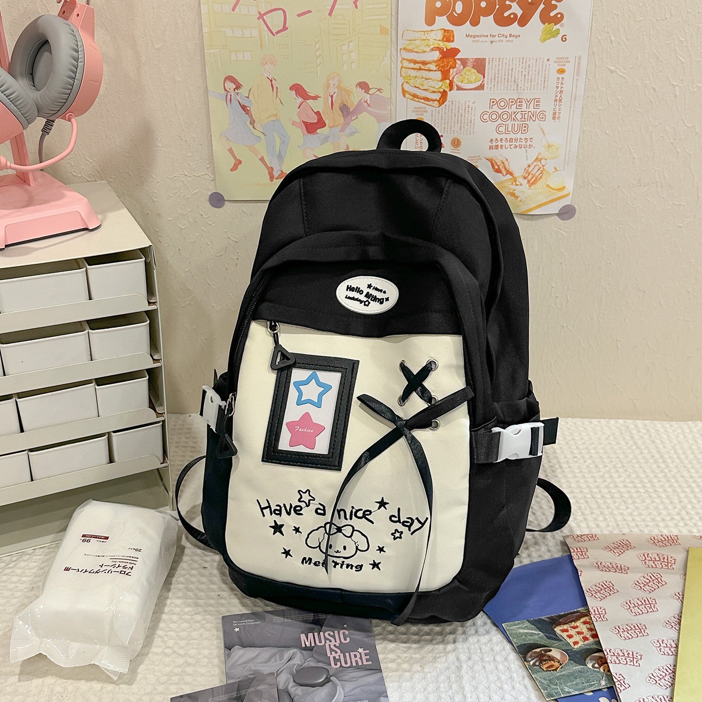 Verspielt Multi-Taschen Rucksack Brehn