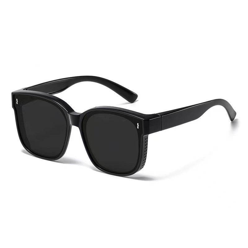 Moderne Oversized Quadratische Sonnenbrille Brehn