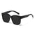 Moderne Oversized Quadratische Sonnenbrille Brehn