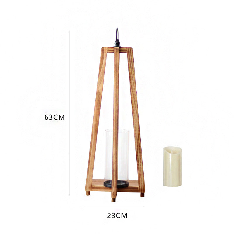 Stilvolle Laterne aus Holz Brehn