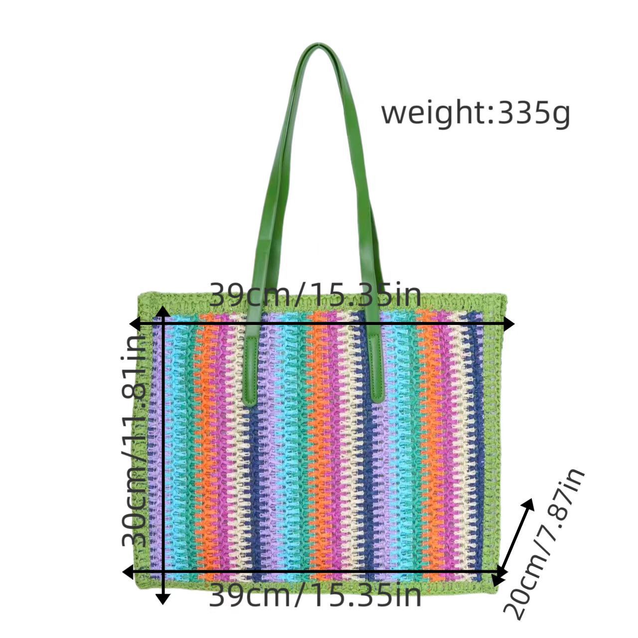Multifunktionale Bast-Strandtasche Brehn