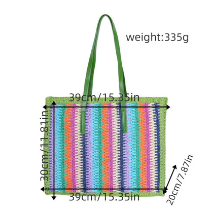 Multifunktionale Bast-Strandtasche Brehn
