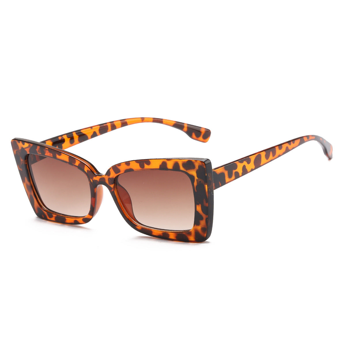 Damen modische Sonnenbrille mit breitem Rahmen und markantem Design Brehn