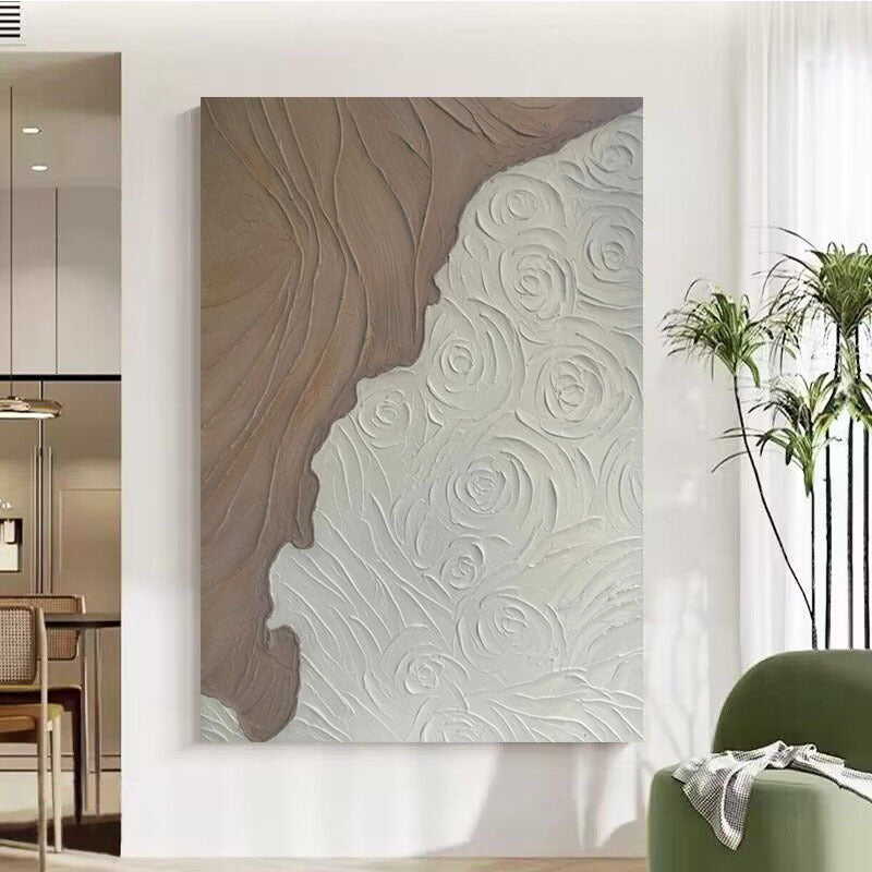 Künstlerische Texturrelief-Leinwand Wandkunst