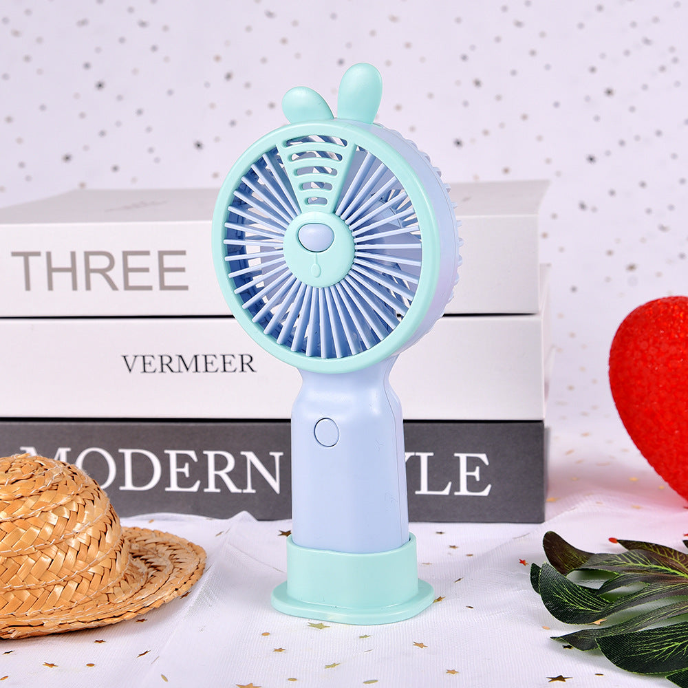 Tragbarer Hasen-Themen Handventilator Brehn