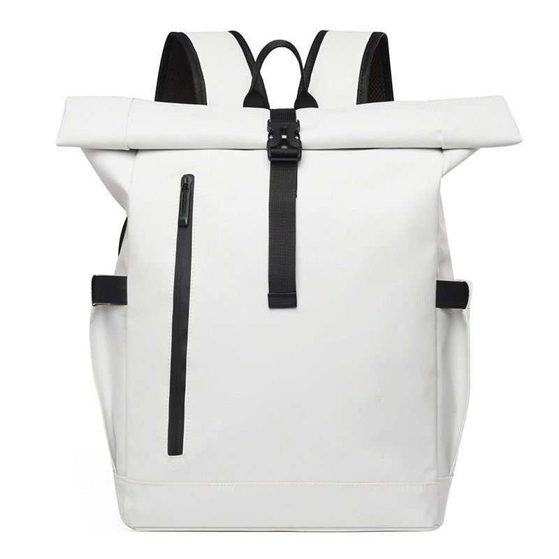 Wasserdichter strukturierter Roll-Top Rucksack Brehn