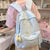 Bestickter Blumenmuster-Rucksack Brehn