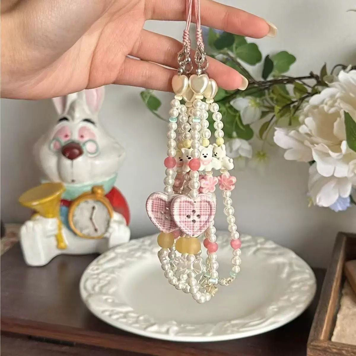 Perlen Handy Charme Halter Brehn