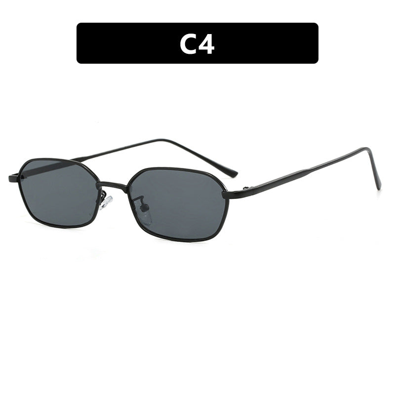Damen geometrische Sonnenbrille im minimalistischen Design Brehn