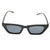 Damen geometrische Sonnenbrille mit raffiniertem Kunststoffrahmen Brehn