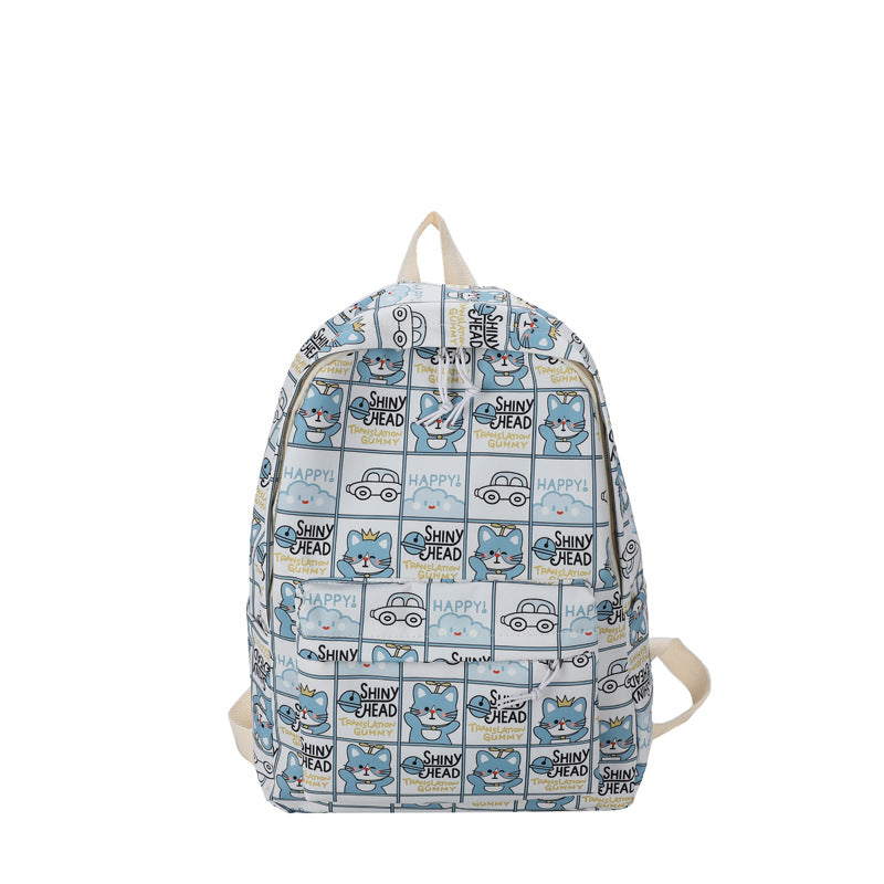Cartoon gemusterten Rucksack Brehn