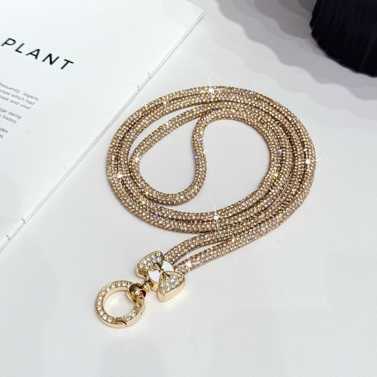 Elegante Strass-Brillen Kette Brehn