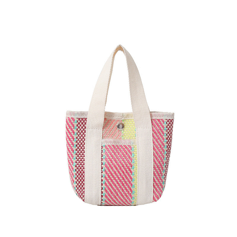 Bunte Gewebte Strandtasche Brehn
