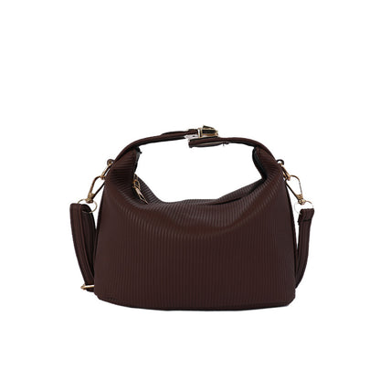 WoTextured Rippte Handtasche Brehn