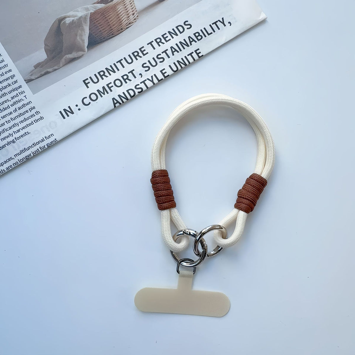 Vielseitiges Dual-Loop-Lanyard mit ID-Tag-Halter Brehn