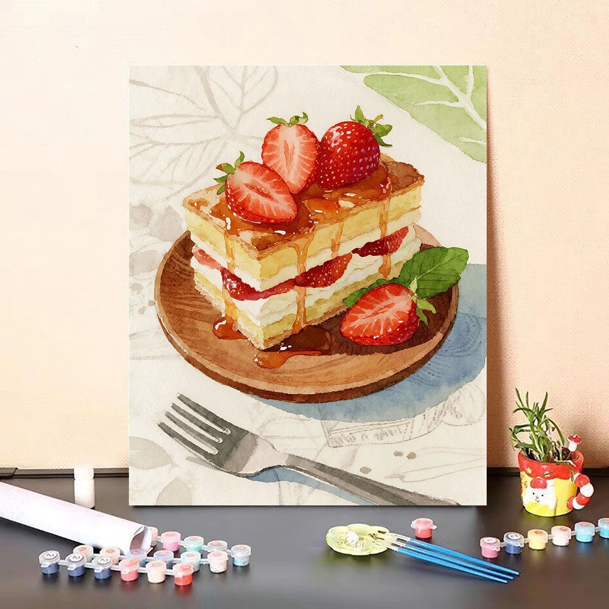 Gourmet Dessert-Themen Leinwandkunst Brehn