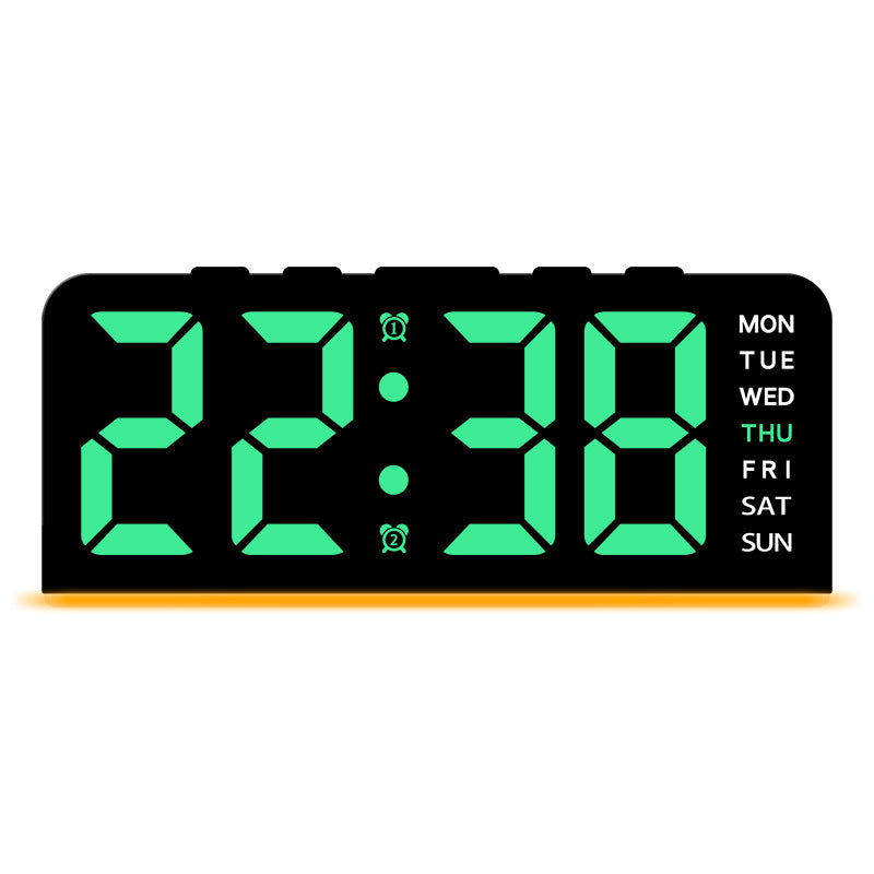 Digitaler LED-Wecker mit Farbwechsel Brehn