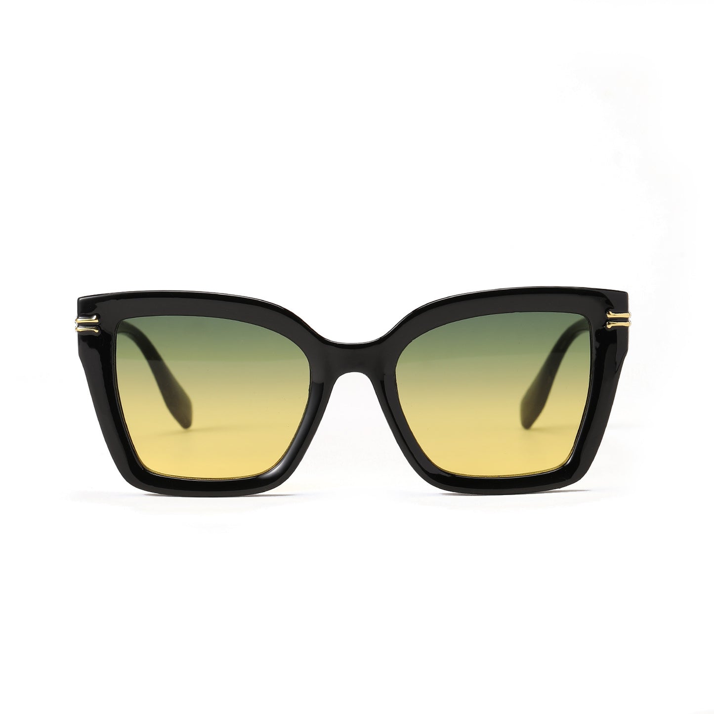 Damen trendige quadratische Sonnenbrille mit elegantem Gestell Brehn