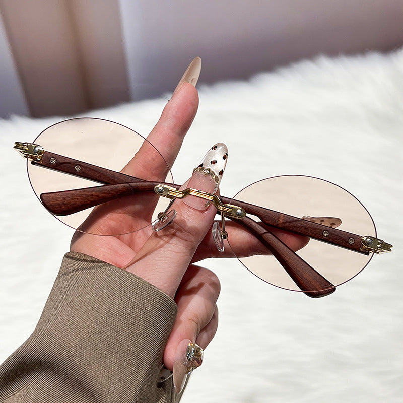 Damen modische und elegante Sonnenbrille mit ovalem Design Brehn