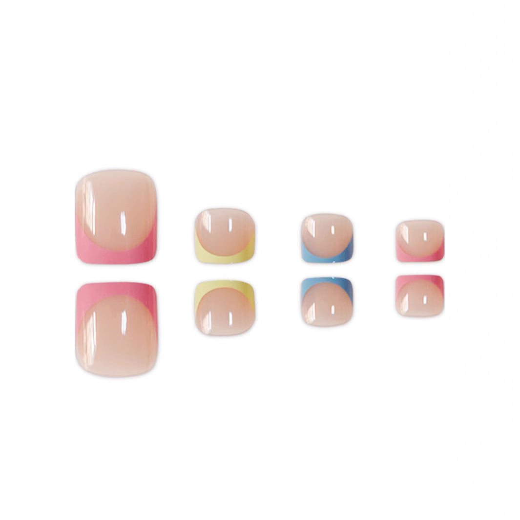 Dekoratives French Tip Nail Art Set Brehn