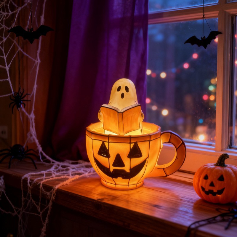 Dekorative Halloween Geist Leselampe Brehn