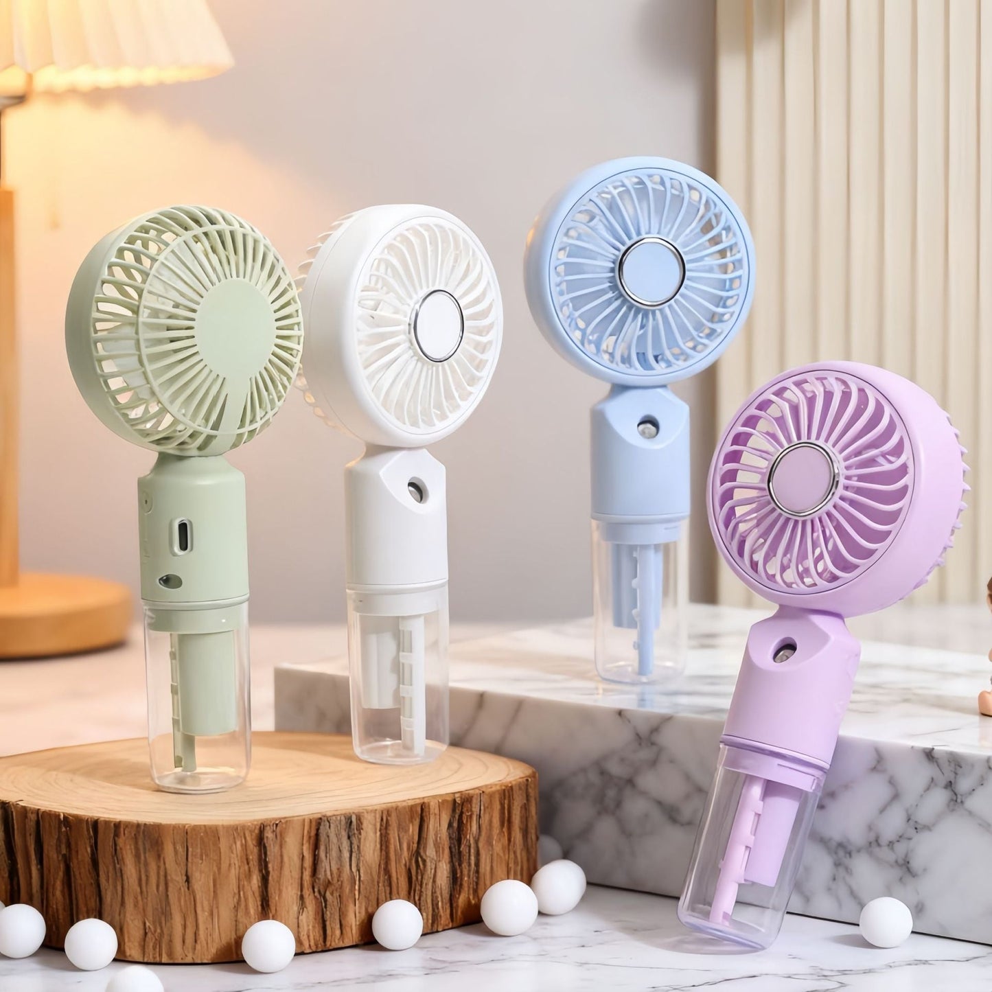 Tragbarer Mist-Fan für Frauen mit USB-Anschluss Brehn