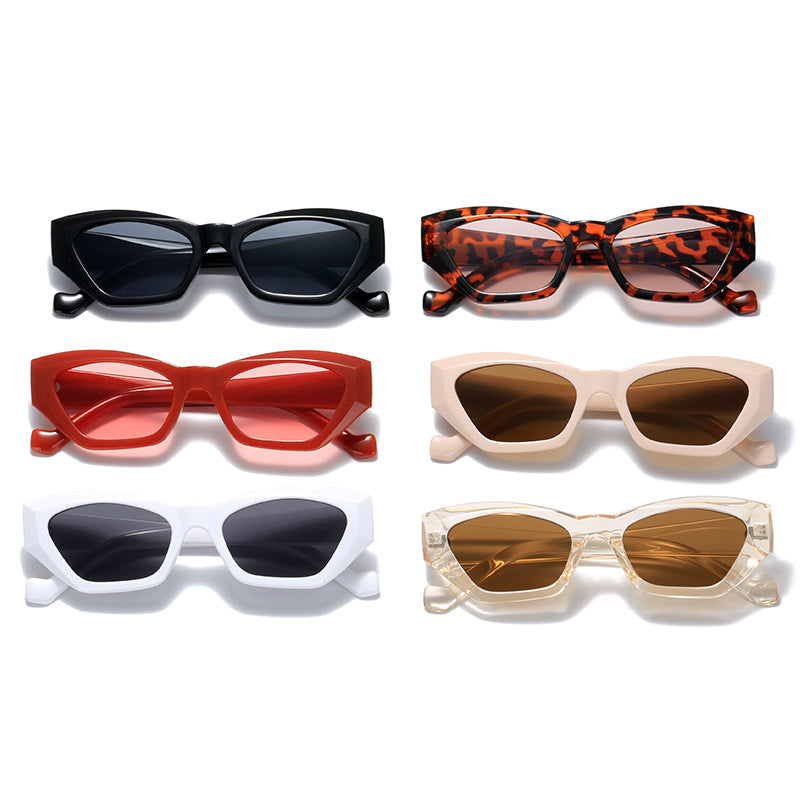 Damen modische Sonnenbrille im extravaganten Leopardenmuster Brehn