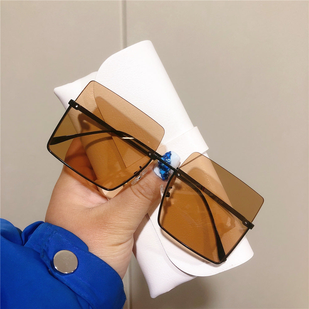 Modische Übergroße Quadratische Sonnenbrille Brehn