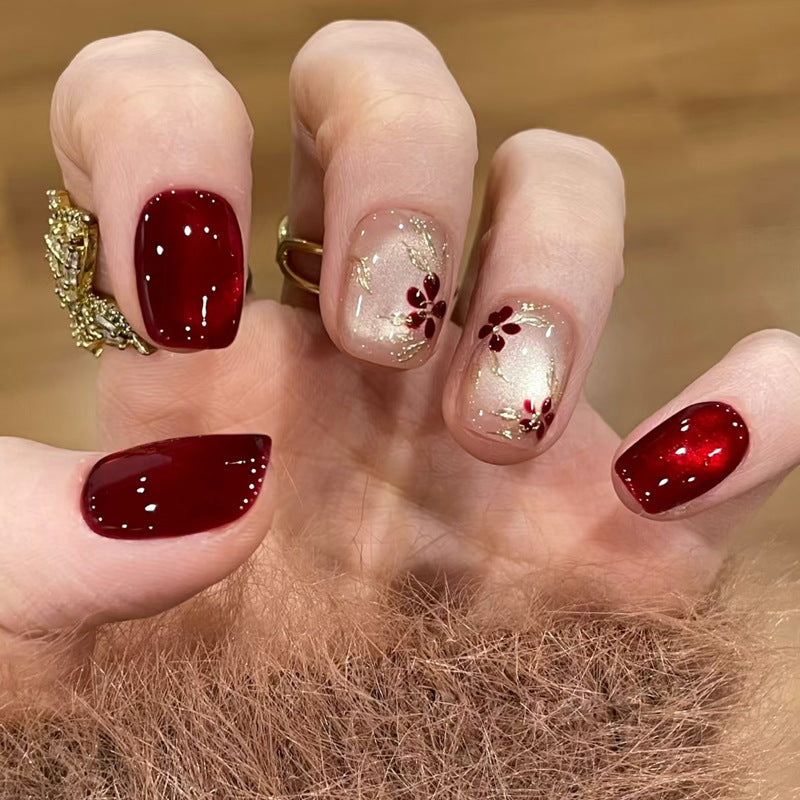 Dekorative Glitzernde Press-On Nail Tips Brehn