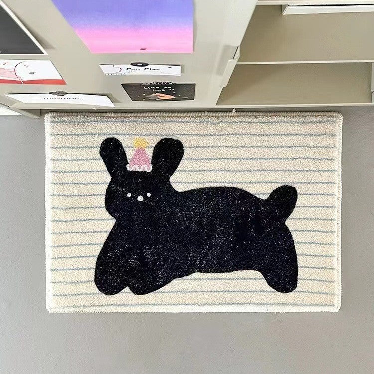Plüsch Badezimmer Zitat Matte