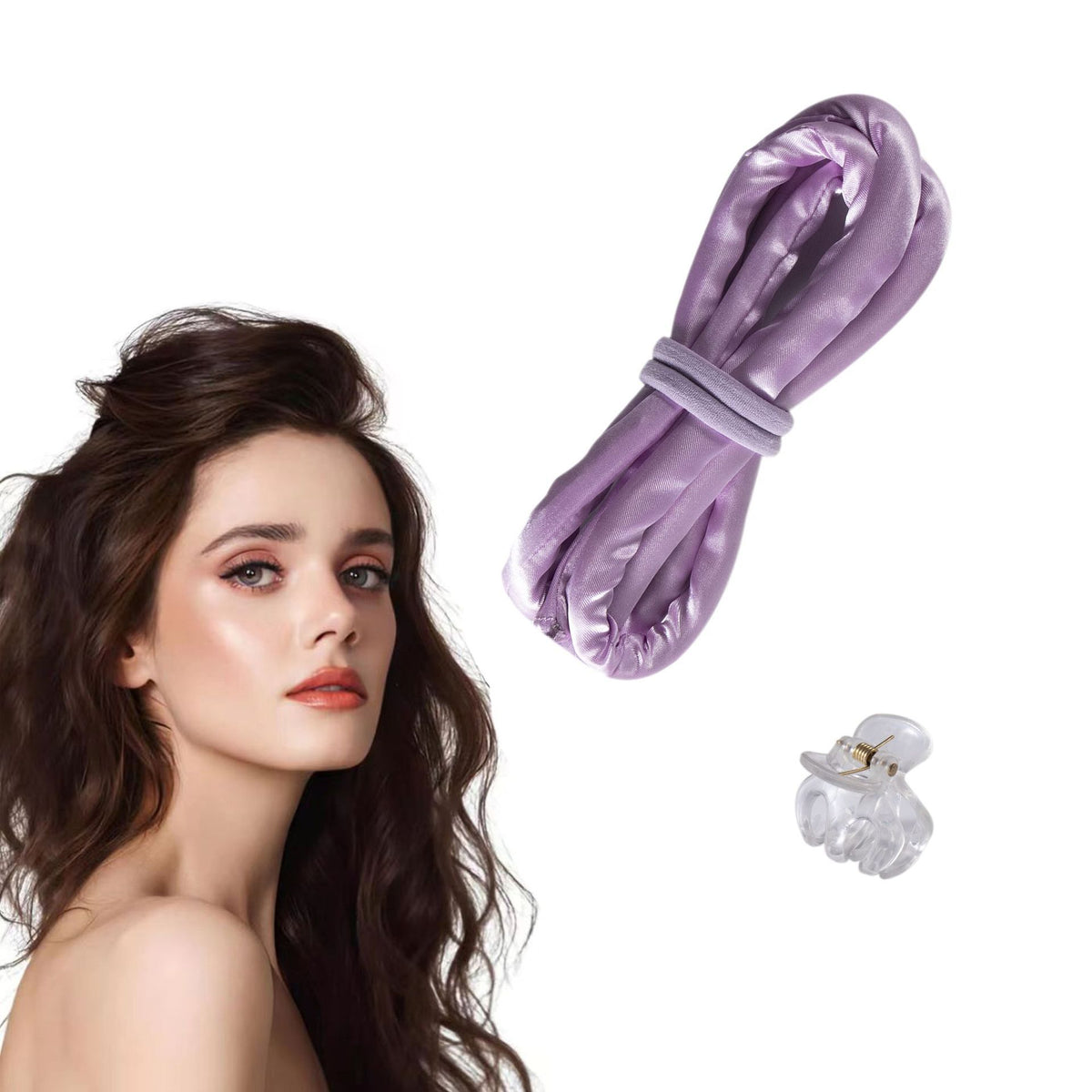 Luxuriöses Satin-Haar-Wickelband