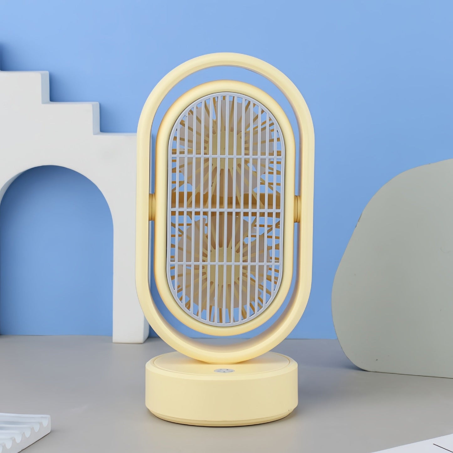 Frauen Hochleistungs-Tischventilator mit mehreren einstellbaren Neigungswinkeln Brehn