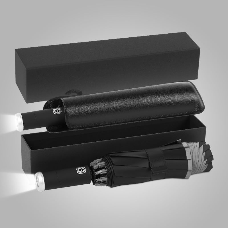 Damen eleganter Regenschirm mit LED-Licht Brehn