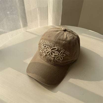 Damen Bestickte Blumen Baseballmütze Brehn 1783922211