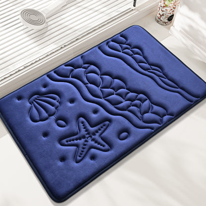 Küsten-Themen Memory Foam Badematte Brehn