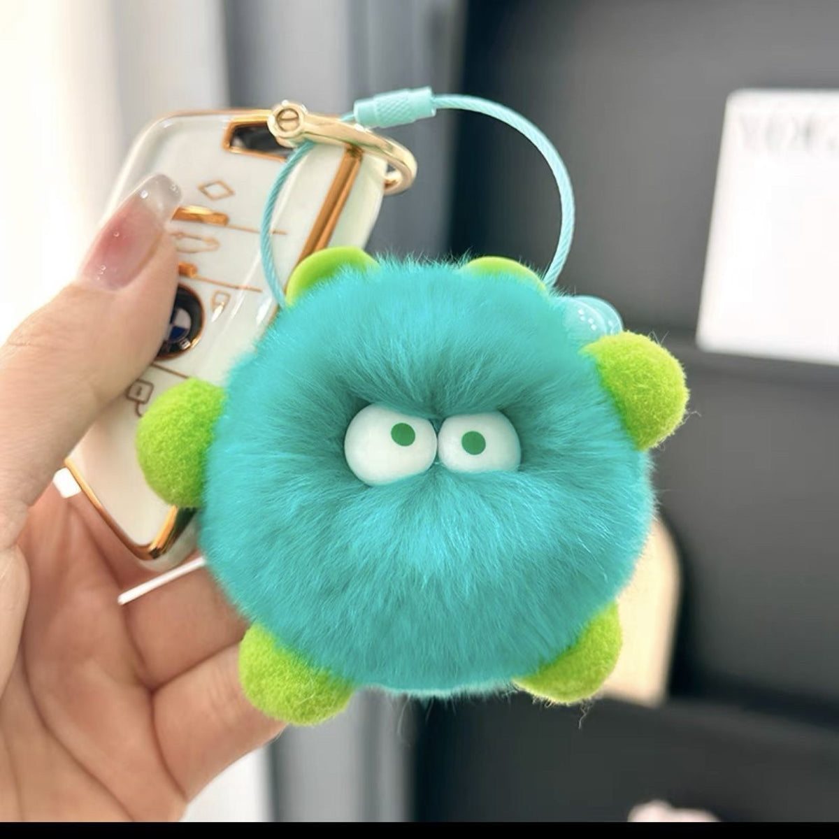 Niedlicher Plüsch-Monster-Schlüsselanhänger Zubehör Brehn