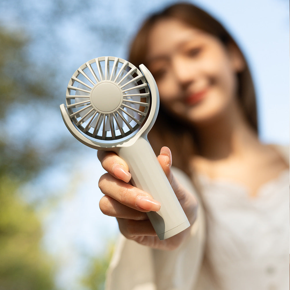 Unisex Portable Handheld Cooling Fan with USB Rechargeability Brehn
