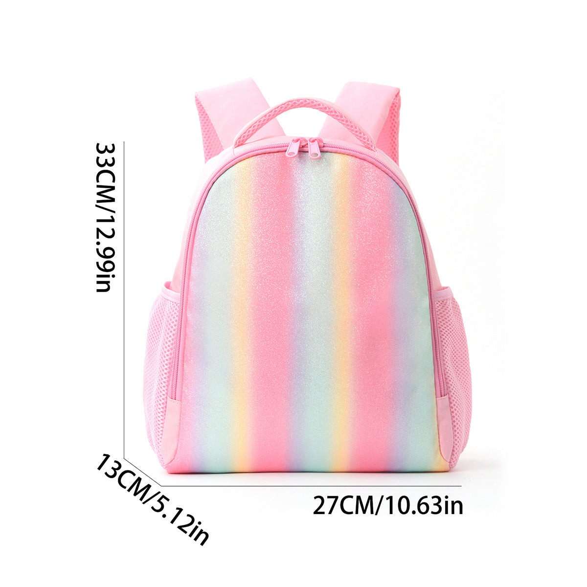 Glitzernder Rucksack mit Regenbogen-Design Brehn