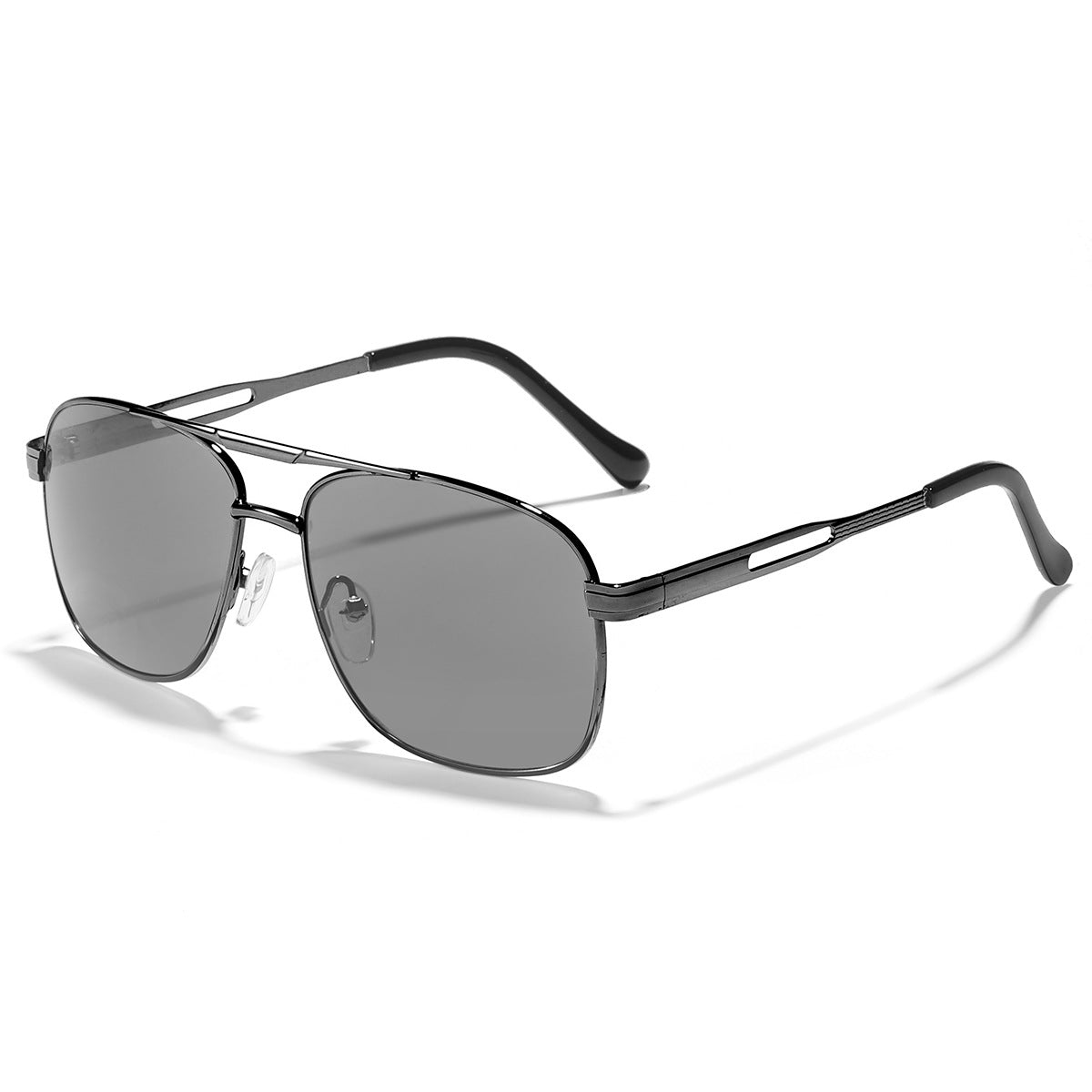 Damen elegante Oversized-Sonnenbrille mit farbverlaufenden Gläsern Brehn