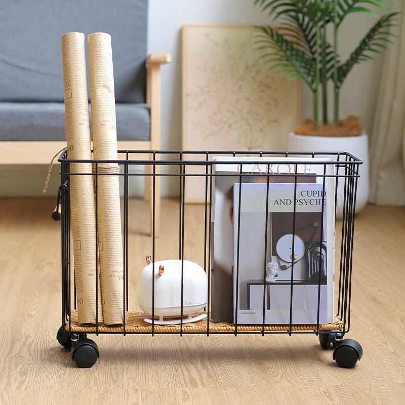 Unisex Moderner Aufbewahrungskorb mit Rollen Brehn