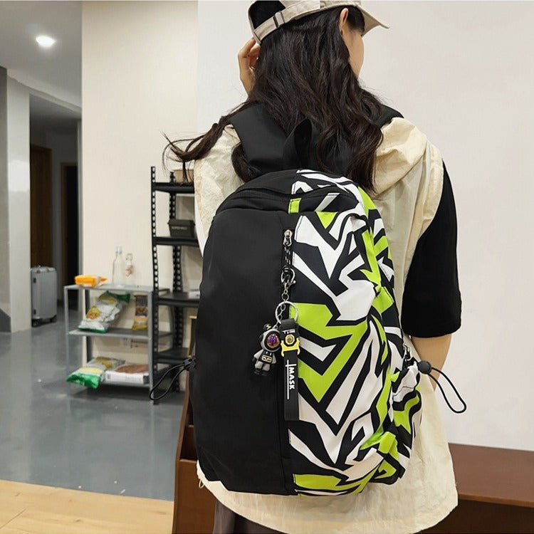 Grafikdruck-Rucksack Brehn